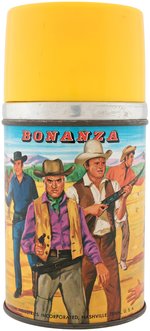 "BONANZA" METAL LUNCHBOX WITH THERMOS.