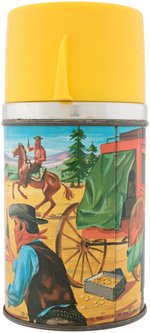 "BONANZA" METAL LUNCHBOX WITH THERMOS.