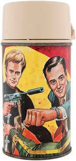 "THE MAN FROM U.N.C.L.E." METAL LUNCHBOX WITH THERMOS.