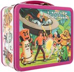 SID & MARTY KROFFT'S "LIDSVILLE" METAL LUNCHBOX WITH THERMOS.