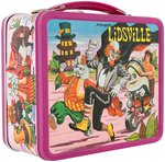 SID & MARTY KROFFT'S "LIDSVILLE" METAL LUNCHBOX WITH THERMOS.