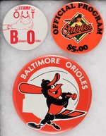 ORIOLES FINAL THREE PHOTO EXAMPLE BUTTONS FROM THE MUCHINSKY BOOK.