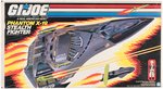 "G.I. JOE - A REAL AMERICAN HERO" FACTORY-SEALED "PHANTOM X-19 STEALTH FIGHTER" JET.