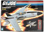 "G.I. JOE - A REAL AMERICAN HERO" FACTORY-SEALED "CONQUEST X-30" JET.