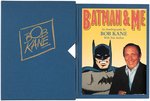 BOB KANE "BATMAN AND ME" SIGNED & NUMBERED DELUXE EDITION BOOK WITH SKETCH.