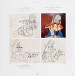 "PINOCCHIO" SUPERB QUALITY MULTI-SIGNED HARDCOVER WITH CEL INSERT.