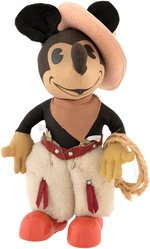 MICKEY MOUSE AS COWBOY KNICKERBOCKER DOLL (SIZE VARIETY).