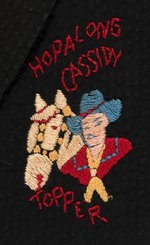 "OFFICIAL HOPALONG CASSIDY" CHILD'S WESTERN STYLE ROBE.