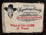 "OFFICIAL HOPALONG CASSIDY" CHILD'S WESTERN STYLE ROBE.