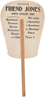 1920s FEMALE ATHLETES ADVERTISING FAN LOT.