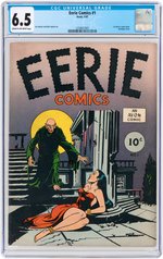 "EERIE COMICS" #1 JANUARY 1947 CGC 6.5 FINE+.