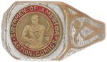 "ACTION COMICS" VERSION OF THE SUPERMAN 1940 CONTEST PRIZE RING.