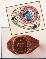 "ACTION COMICS" VERSION OF THE SUPERMAN 1940 CONTEST PRIZE RING.