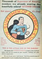 "ACTION COMICS" VERSION OF THE SUPERMAN 1940 CONTEST PRIZE RING.