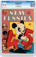 "NEW FUNNIES" FILE COPY CGC 9.0 VF/NM PAIR.