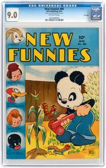 "NEW FUNNIES" FILE COPY CGC 9.0 VF/NM PAIR.