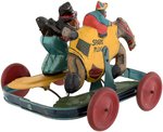 BARNEY GOOGLE & SPARK PLUG SCOOTER RACE PULL TOY.