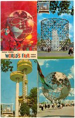 NEW YORK WORLD’S FAIR 1964-1965 EXTENSIVE POSTCARD COLLECTION.