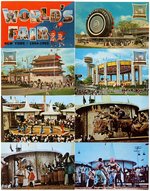 NEW YORK WORLD’S FAIR 1964-1965 EXTENSIVE POSTCARD COLLECTION.