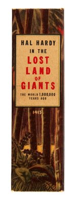 "HAL HARDY IN THE LOST LAND OF GIANTS - THE WORLD 1,000,000 YEARS AGO" FILE COPY BLB.