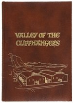 "VALLEY OF THE CLIFFHANGERS" IMPRESSIVE LARGE BOUND REPUBLIC SERIAL BOOK.