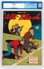 "ALL-FLASH" #21 WINTER 1945 CGC 9.4 NM MILE HIGH PEDIGREE.