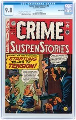 "CRIME SUSPENSTORIES" #2 DECEMBER 1950 - JANUARY 1951 CGC 9.8 NM/MINT GAINES FILE COPY.