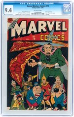 "MARVEL MYSTERY COMICS" #79 DECEMBER 1946 CGC 9.4 NM.