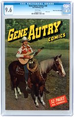 "GENE AUTRY COMICS" #38 APRIL 1950 CGC 9.6 NM+ MILE HIGH PEDIGREE.