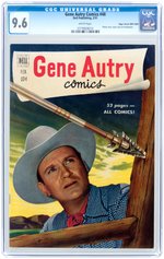 "GENE AUTRY COMICS" #48 FEBRUARY 1951 CGC 9.6 NM+ MILE HIGH PEDIGREE.