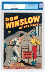 "DON WINSLOW OF THE NAVY" #51 NOVEMBER 1947 CGC 9.6 NM+ MILE HIGH PEDIGREE.