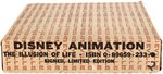 "DISNEY ANIMATION - THE ILLUSION OF LIFE" MULTI-SIGNED HARDCOVER BOOK.