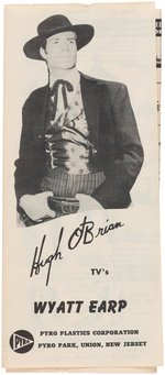 "HUGH O'BRIAN TV'S WYATT EARP - U.S. MARSHAL" BOXED PYRO MODEL KIT.