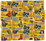 "JUSTICE LEAGUE OF AMERICA TATTOO GUM" FLEER PACK LOT.