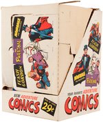 "KING COMICS" STORE DISPLAY BOX WITH COMIC BOOKS.