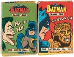 "BATMAN" CANDY BOXES & WRAPPERS LOT.