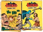 "BATMAN" CANDY BOXES & WRAPPERS LOT.