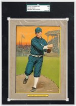 1910-11 T3 TURKEY RED #125 ED WALSH CHECKLIST BACK(OFFER) SGC 40 VG 3.