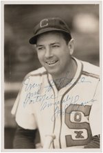 TED LYONS SIGNED TYPE 1 PHOTO.