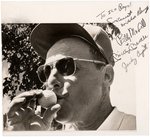 MULTI-SIGNED GOLF PHOTO WITH MICKEY MANTLE.