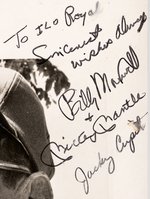 MULTI-SIGNED GOLF PHOTO WITH MICKEY MANTLE.