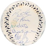 "2008 ALL-STAR GAME" NEW YORK YANKEES TEAM-SIGNED BASEBALL.