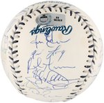 "2008 ALL-STAR GAME" NEW YORK YANKEES TEAM-SIGNED BASEBALL.