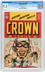 "CROWN COMICS" #18 MAY 1949 CGC 9.2 NM- CRIPPEN (D COPY).