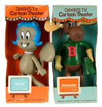 ROCKY & BULLWINKLE DAKIN BOXED FIGURE PAIR.