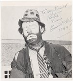 EMMETT KELLY SIGNED PHOTO.