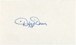 DIZZY DEAN 1934 GOLD MEDAL FLOUR PSA BASEBALL CARD & SIGNED CARD PAIR.