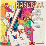 "BASEBALL - THE FIRST 100 YEARS" MULTI-SIGNED LP ALBUM COVER.