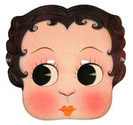 BETTY BOOP MASK/SHEET MUSIC.