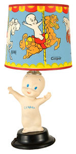 "CASPER THE FRIENDLY GHOST" LAMP WITH SHADE.